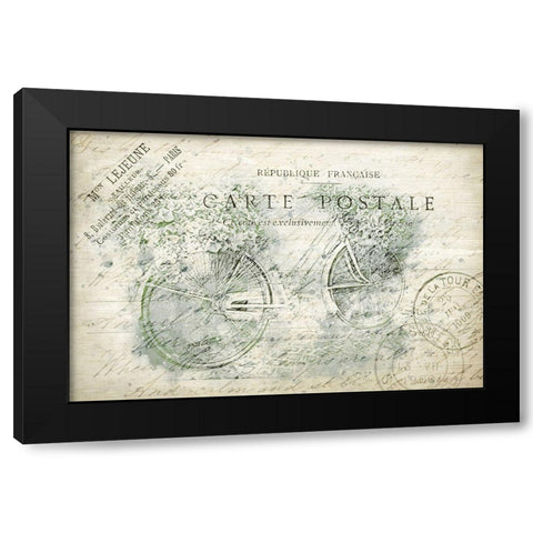 Country Ride Black Modern Wood Framed Art Print with Double Matting by Kimberly, Allen