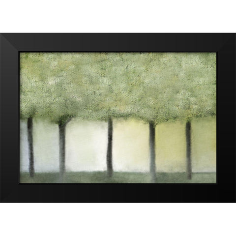 Grove of Trees Black Modern Wood Framed Art Print by Kimberly, Allen