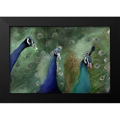 Royal 1 Black Modern Wood Framed Art Print by Kimberly, Allen
