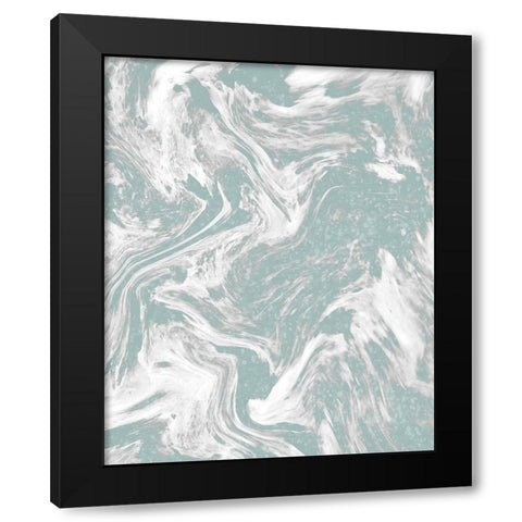 Sparkle Marble 2 Black Modern Wood Framed Art Print by Kimberly, Allen