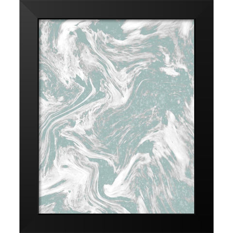 Sparkle Marble 2 Black Modern Wood Framed Art Print by Kimberly, Allen