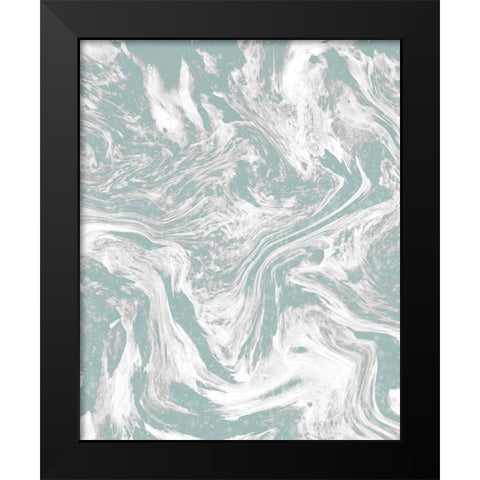 Sparkle Marble 3 Black Modern Wood Framed Art Print by Kimberly, Allen