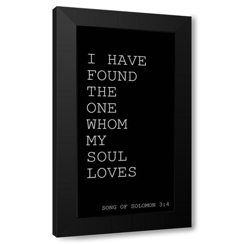 I have Found Black Modern Wood Framed Art Print with Double Matting by Kimberly, Allen