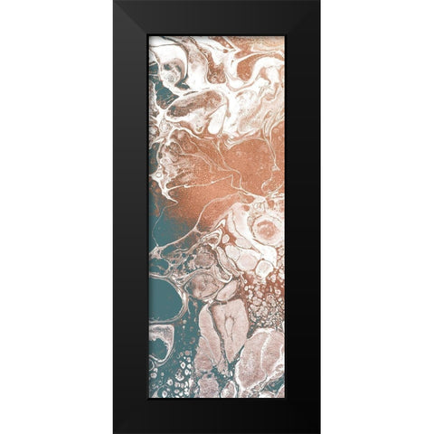 Bubble 2 Black Modern Wood Framed Art Print by Kimberly, Allen