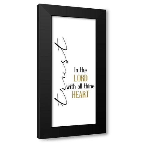 All Trusting Black Modern Wood Framed Art Print by Allen, Kimberly