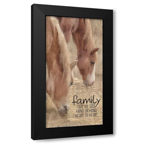 Side by Side Black Modern Wood Framed Art Print by Allen, Kimberly