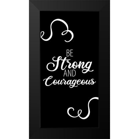 Strong 1 Black Modern Wood Framed Art Print by Allen, Kimberly