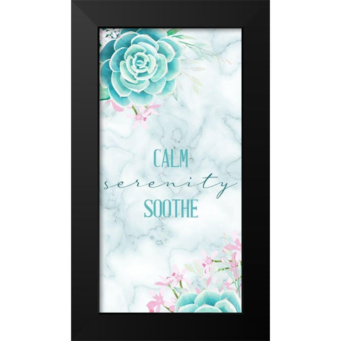 Relax Recharge 6 V2 Black Modern Wood Framed Art Print by Allen, Kimberly