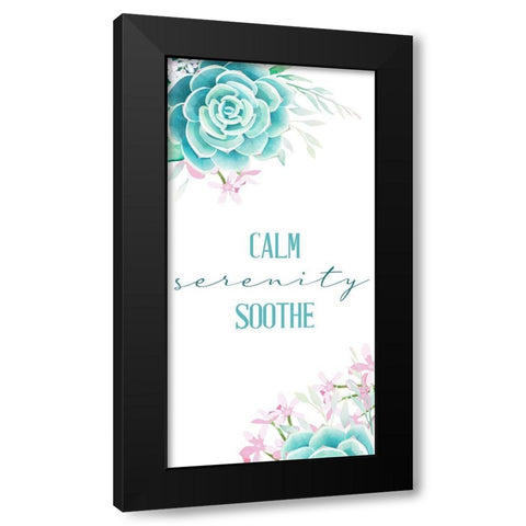 Relax Recharge 6 Black Modern Wood Framed Art Print by Allen, Kimberly