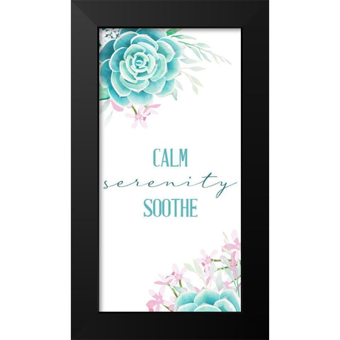 Relax Recharge 6 Black Modern Wood Framed Art Print by Allen, Kimberly