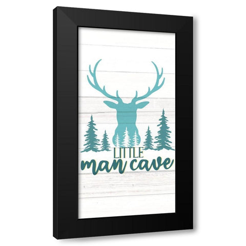 Little Man 1 Black Modern Wood Framed Art Print by Allen, Kimberly