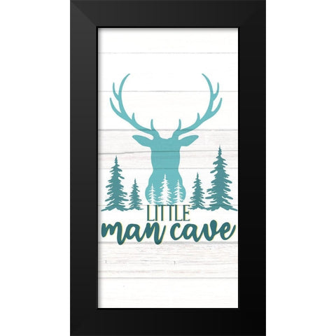 Little Man 1 Black Modern Wood Framed Art Print by Allen, Kimberly