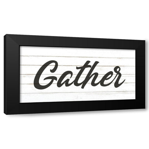 Gather Black Modern Wood Framed Art Print with Double Matting by Allen, Kimberly