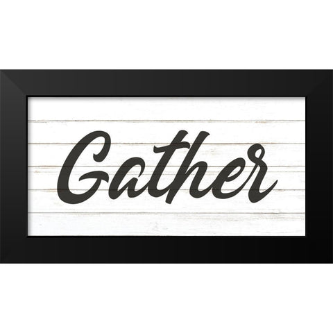 Gather Black Modern Wood Framed Art Print by Allen, Kimberly