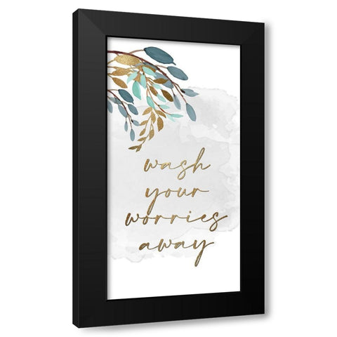 Candles and Music 1 Black Modern Wood Framed Art Print with Double Matting by Allen, Kimberly