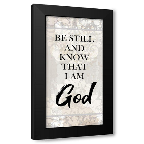 Know 1 Black Modern Wood Framed Art Print by Allen, Kimberly