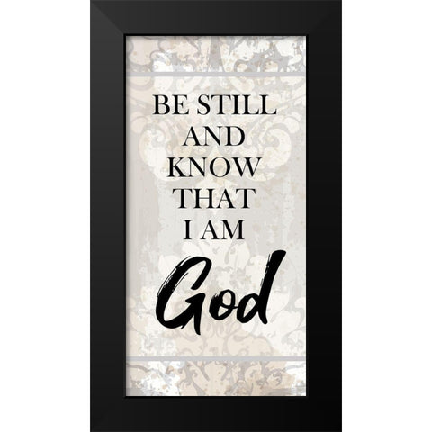 Know 1 Black Modern Wood Framed Art Print by Allen, Kimberly