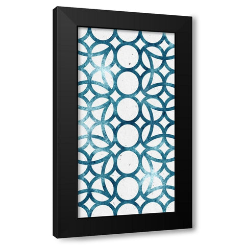 Panel Blues 2 Black Modern Wood Framed Art Print by Allen, Kimberly