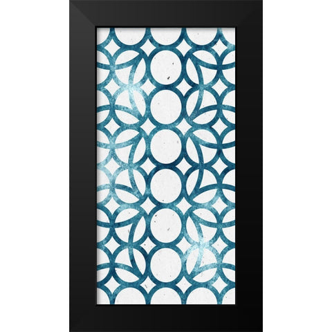 Panel Blues 2 Black Modern Wood Framed Art Print by Allen, Kimberly