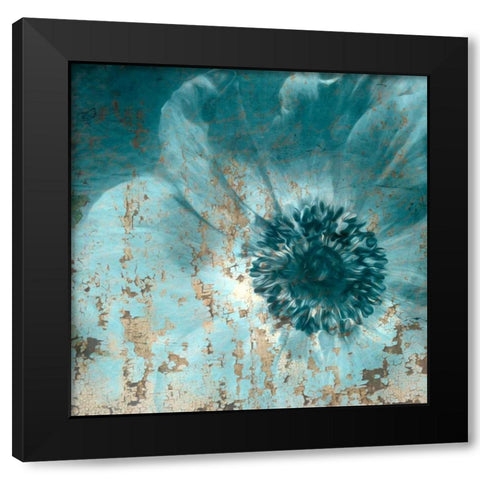 Seaside Bloom Black Modern Wood Framed Art Print with Double Matting by Allen, Kimberly
