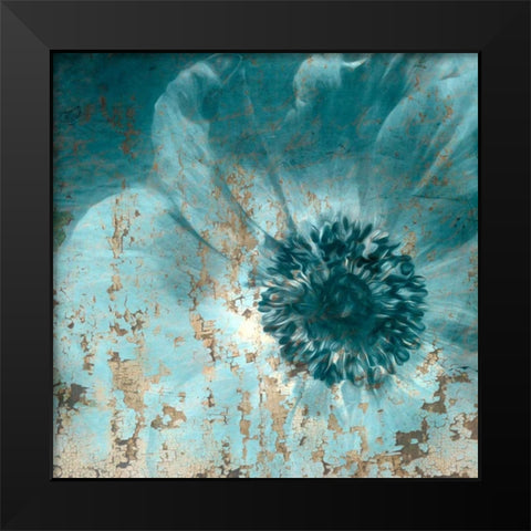 Seaside Bloom Black Modern Wood Framed Art Print by Allen, Kimberly