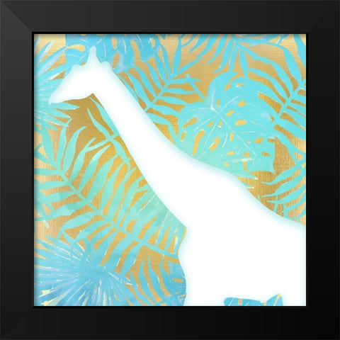 On Jungle Safari 1 Black Modern Wood Framed Art Print by Kimberly, Allen