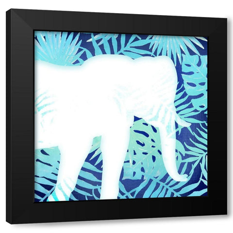 On Jungle Safari 4 Black Modern Wood Framed Art Print with Double Matting by Kimberly, Allen