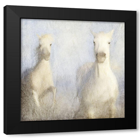 White Wild Black Modern Wood Framed Art Print by Kimberly, Allen