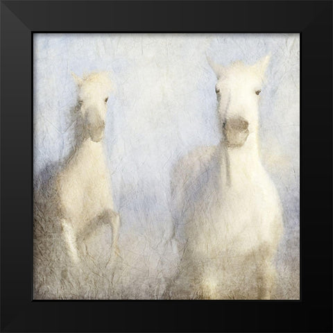 White Wild Black Modern Wood Framed Art Print by Kimberly, Allen