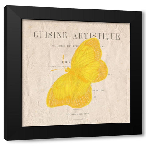Butterfly in Color 1 Black Modern Wood Framed Art Print by Kimberly, Allen