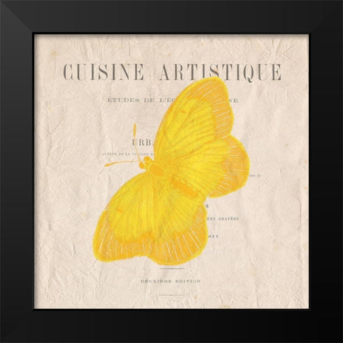 Butterfly in Color 1 Black Modern Wood Framed Art Print by Kimberly, Allen