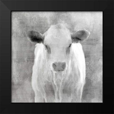 Spring Calf Black Modern Wood Framed Art Print by Kimberly, Allen