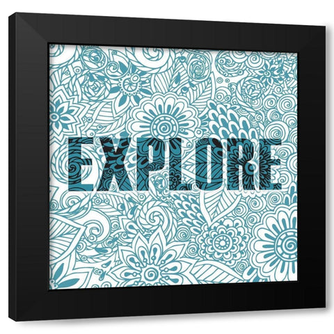 Dreaming 3 Black Modern Wood Framed Art Print with Double Matting by Kimberly, Allen