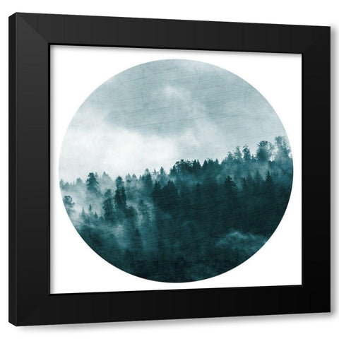 In the Forest 1 Black Modern Wood Framed Art Print by Kimberly, Allen