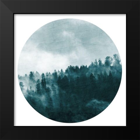 In the Forest 1 Black Modern Wood Framed Art Print by Kimberly, Allen