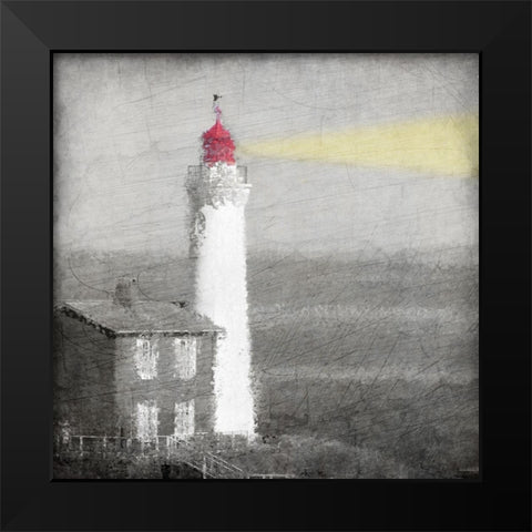 Beacon Black Modern Wood Framed Art Print by Kimberly, Allen