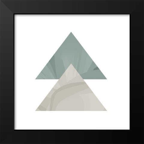 Mountains 1 Black Modern Wood Framed Art Print by Kimberly, Allen