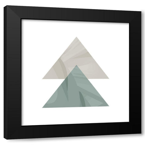 Mountains 3 Black Modern Wood Framed Art Print by Kimberly, Allen