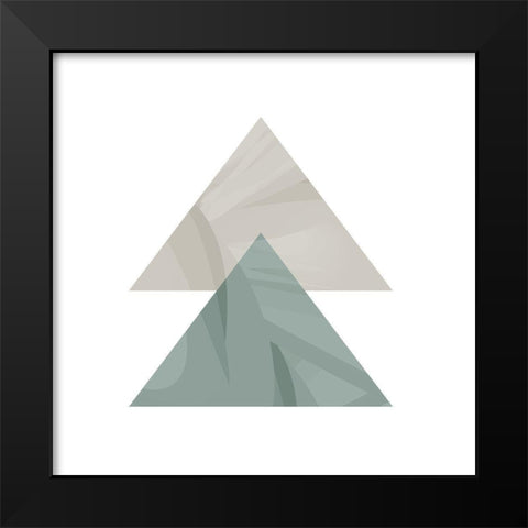 Mountains 3 Black Modern Wood Framed Art Print by Kimberly, Allen