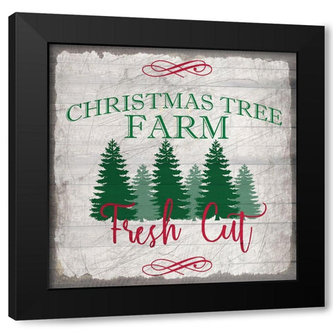 Nostalgic Christmas 3 Black Modern Wood Framed Art Print by Kimberly, Allen