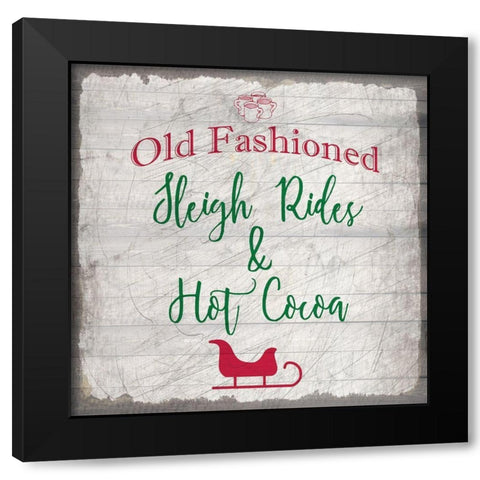 Nostalgic Christmas 4 Black Modern Wood Framed Art Print by Kimberly, Allen