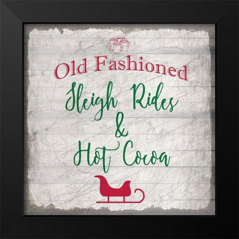 Nostalgic Christmas 4 Black Modern Wood Framed Art Print by Kimberly, Allen