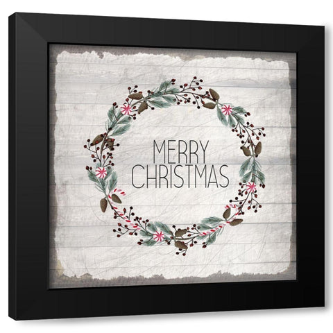 Nostalgic Christmas 9 Black Modern Wood Framed Art Print by Kimberly, Allen