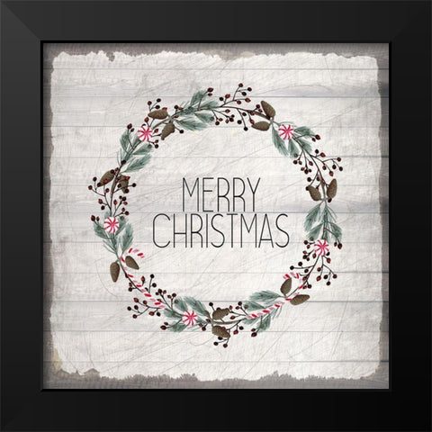 Nostalgic Christmas 9 Black Modern Wood Framed Art Print by Kimberly, Allen