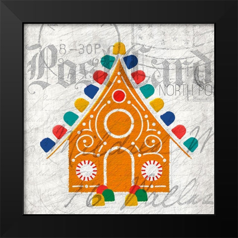 Nostalgic Christmas 7 Black Modern Wood Framed Art Print by Kimberly, Allen