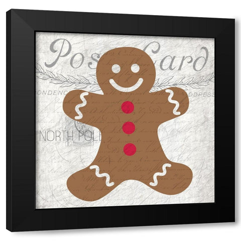 Nostalgic Christmas 10 Black Modern Wood Framed Art Print by Kimberly, Allen