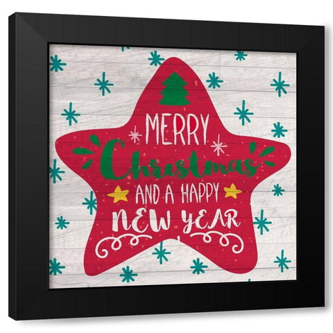 Nostalgic Christmas 14 Black Modern Wood Framed Art Print by Kimberly, Allen