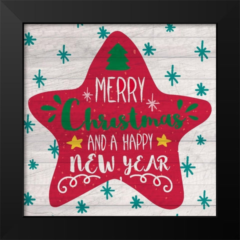 Nostalgic Christmas 14 Black Modern Wood Framed Art Print by Kimberly, Allen