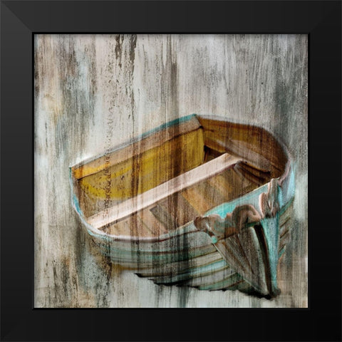 Beached Black Modern Wood Framed Art Print by Kimberly, Allen