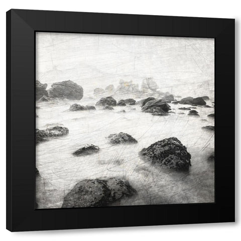 Dusky Beach 1 Black Modern Wood Framed Art Print by Kimberly, Allen